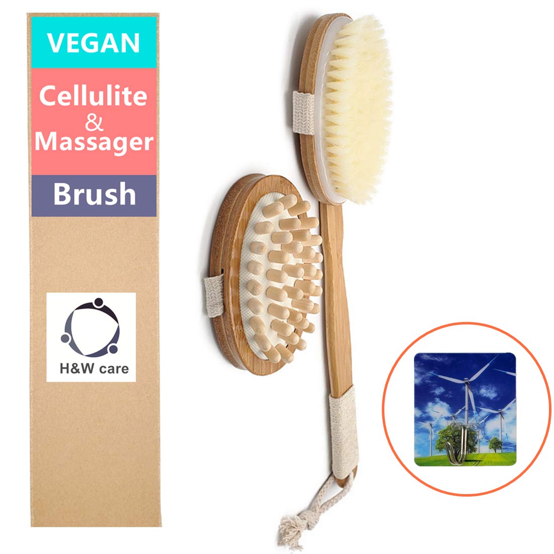 Dry Brushing Body Brush Set Vegan A Naturally Wild Purpose