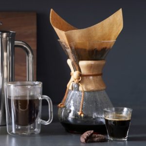 Chemex 10 Cup Pour Over Glass Coffee Maker With Wood Colla C